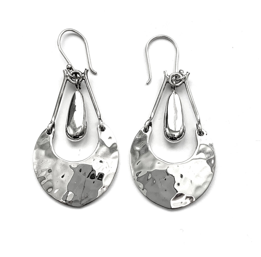 Silver Drop Earrings - PPA301