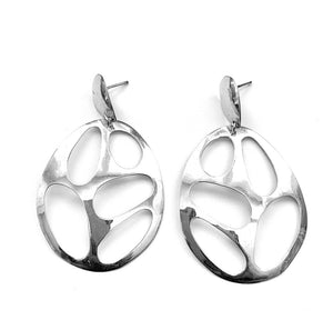 Silver Drop Earrings - A7030