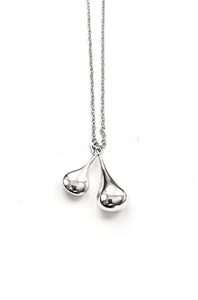 Silver Drop Earrings - A245