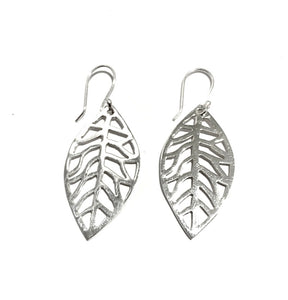 Silver Drop Earrings - A626