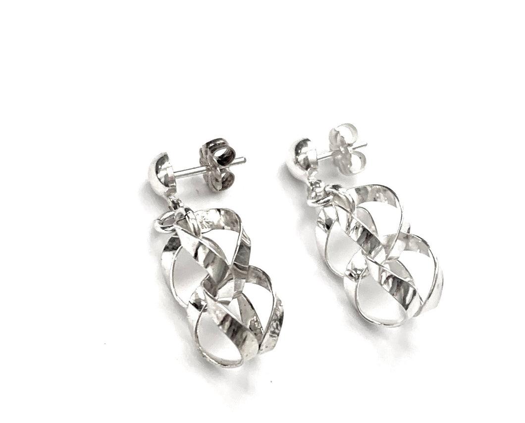 Silver Drop Earrings - PPA369