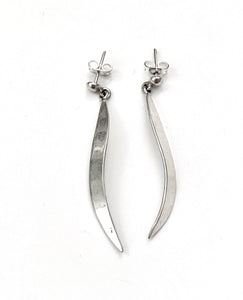 Silver Drop Earrings - JA5