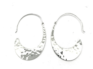 Silver Drop Earrings - A670
