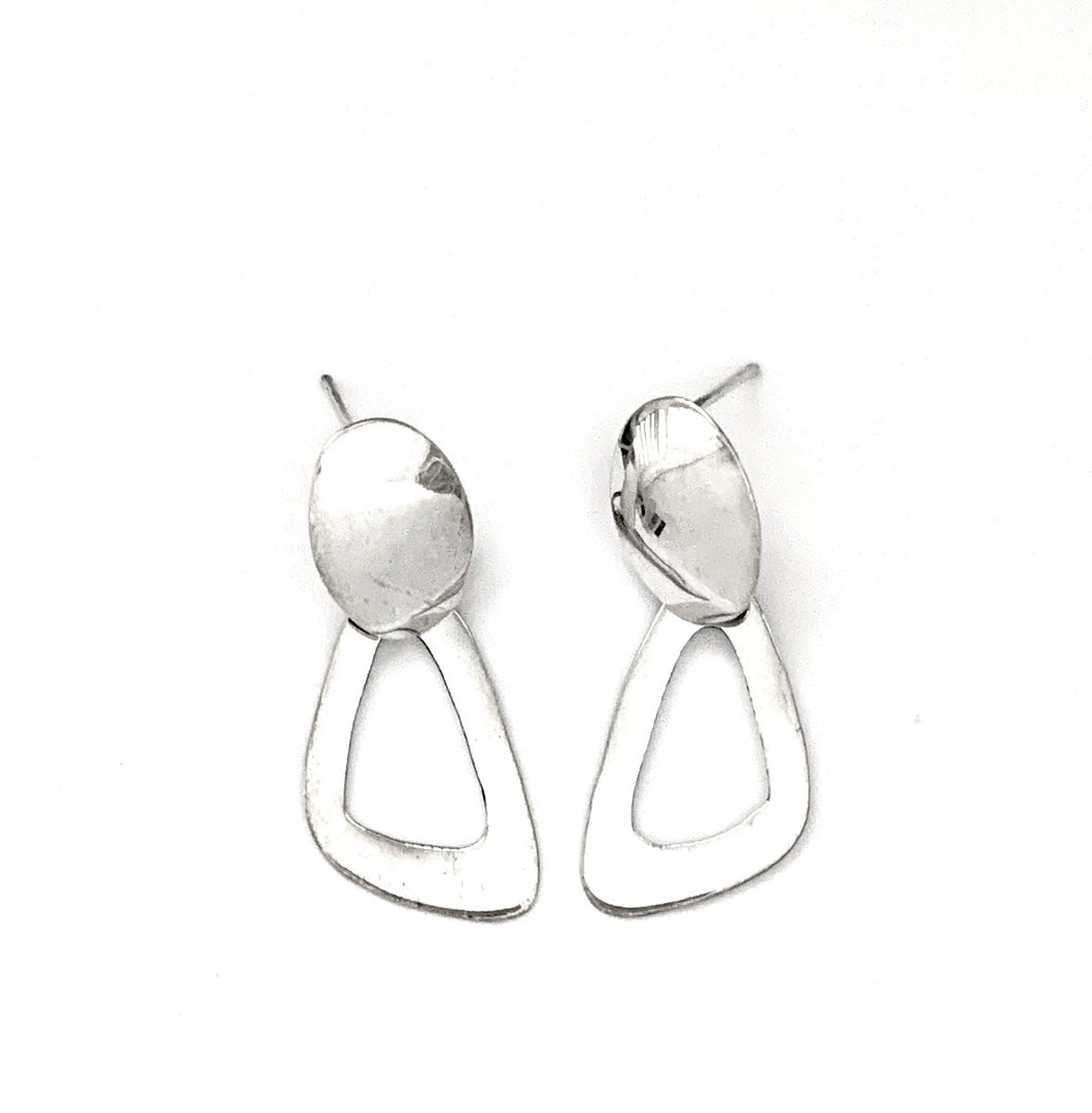 Silver Drop Earrings - FAA785