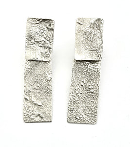 Silver Clip Earrings - OA424