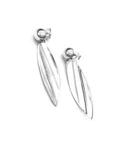 Silver Drop Earrings - A945