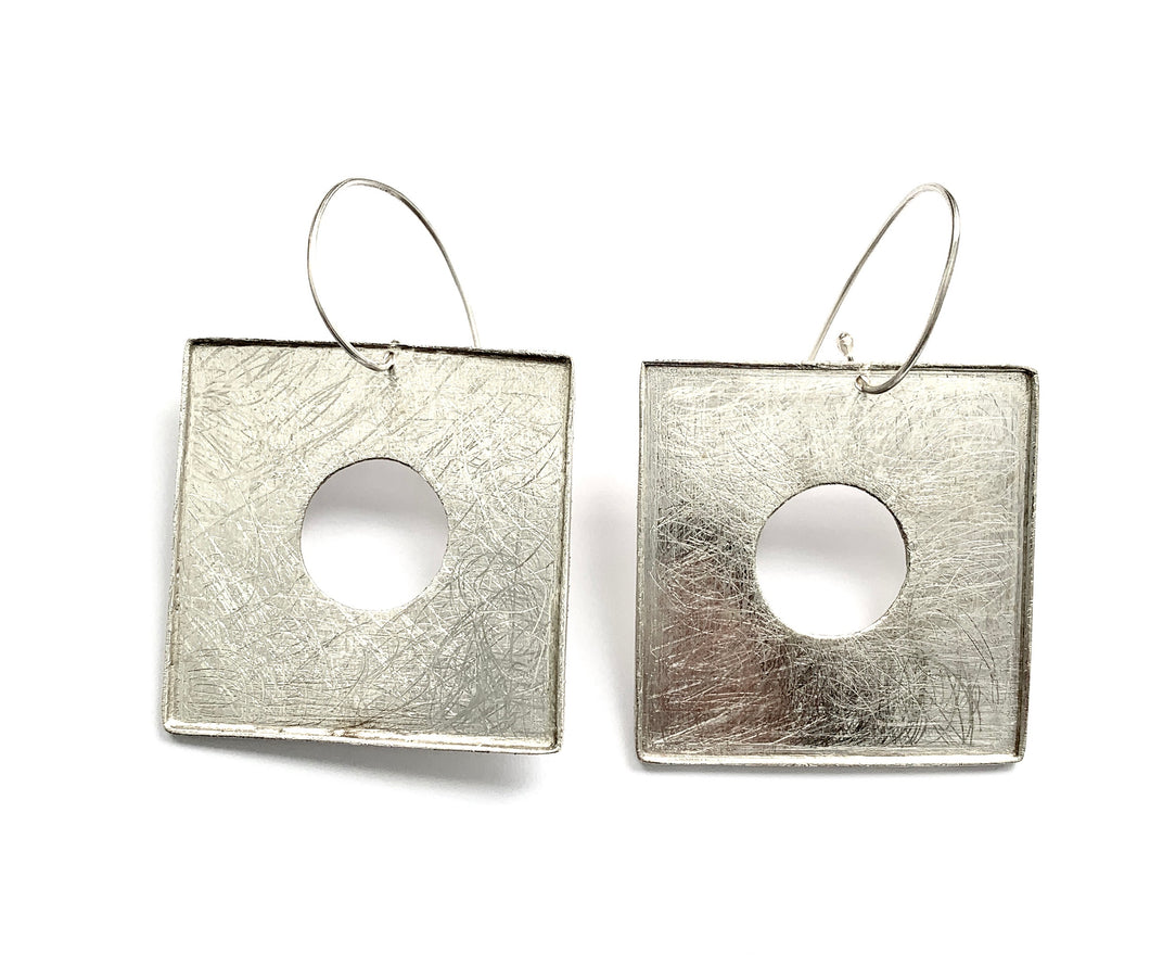 Silver Drop Earrings - OKA6082