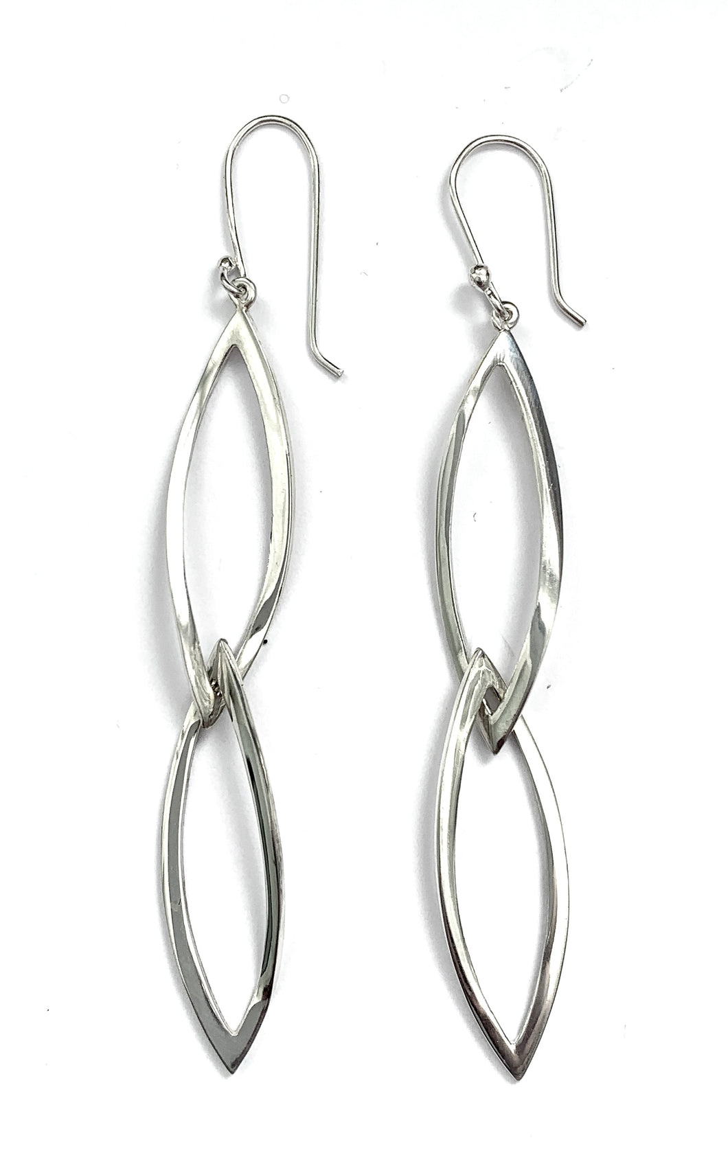 Silver Drop Earrings - OKA6009