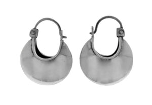 Silver Hoop Earrings - A9082