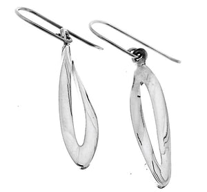 Silver Drop Earrings - A3187