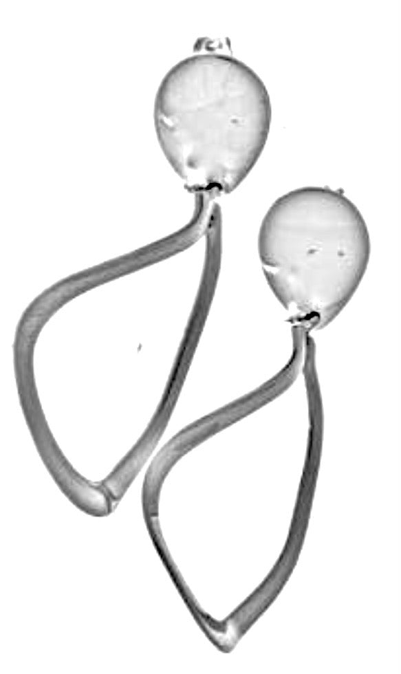 Silver Drop Earrings - PPA406
