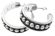 Load image into Gallery viewer, Silver Hoop Earrings - A5270
