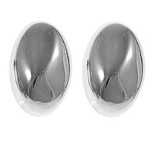 Silver Clip Earrings - A5395