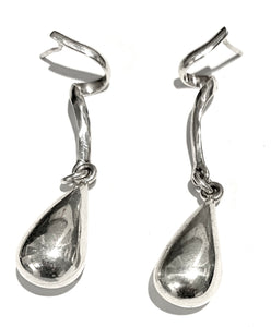 Silver Drop Earrings - PPA376