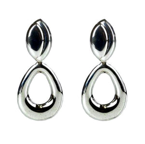 Silver Clip Earrings - PPA364