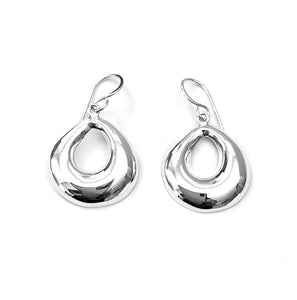 Silver Drop Earrings - A6218