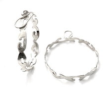 Load image into Gallery viewer, Silver Hoop Earrings - PPA430
