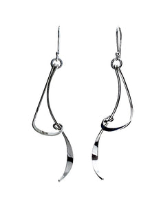 Silver Drop Earrings - PPA245