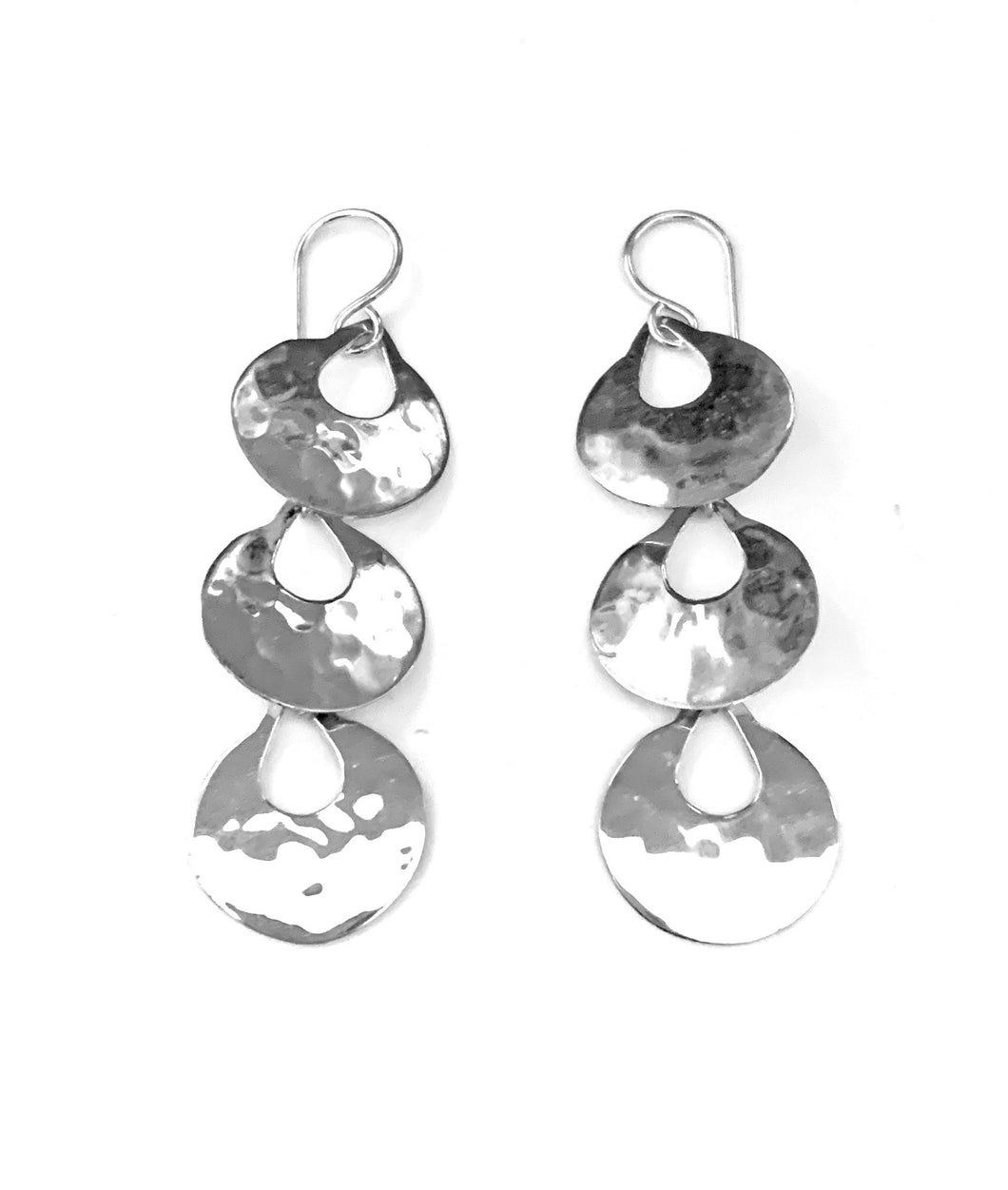 Silver Drop Earrings - A5294