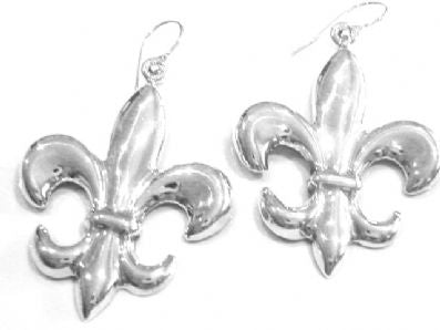 Silver Drop Earrings - A5156. 