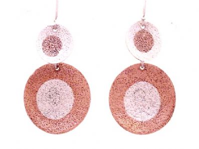 Silver Drop Earrings - A9026. 