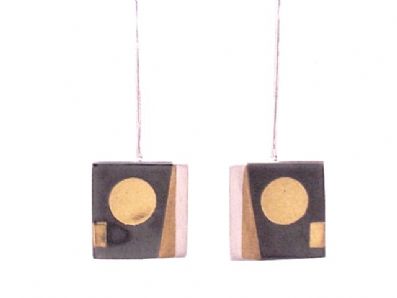 Silver Drop Earrings - A9045. 