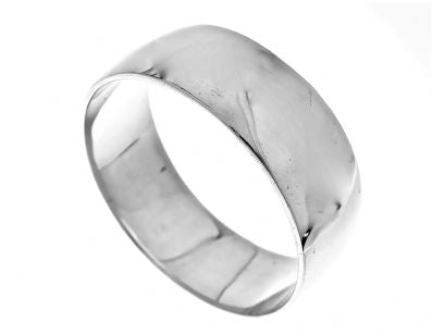 Silver Bangle - B3014. 