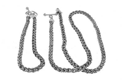 Silver Necklace - C202. 