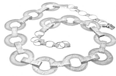 Silver Necklace - C4026. 