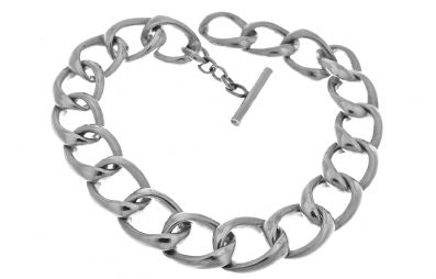 Silver Necklace - Ck541. 