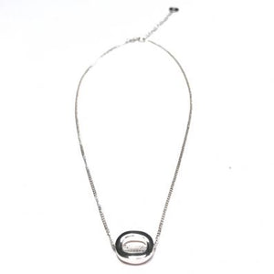 Silver Necklace - C6109. 