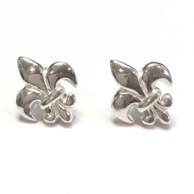 Silver Stud Earrings - A6430. 