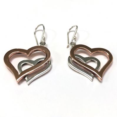 Silver Drop Earrings - Ppa718. 