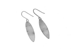 Silver Drop Earrings - Oka6087. 