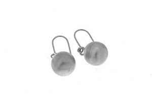 Silver Drop Earrings - Oka6091. 