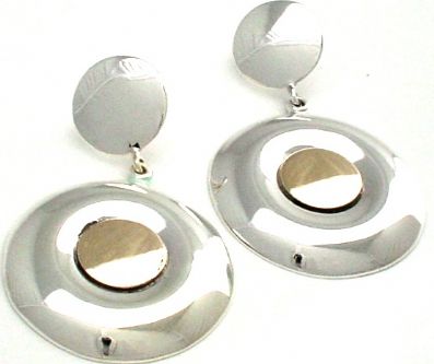 Silver Drop Earrings - Ppa285. 