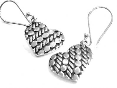 Silver Drop Earrings - Ppa320. 