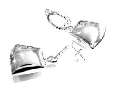 Silver Drop Earrings - Ppa344. 