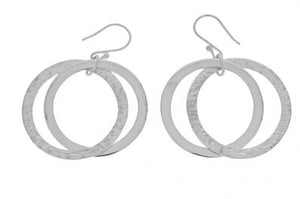 Silver Drop Earrings - Ppa457. 